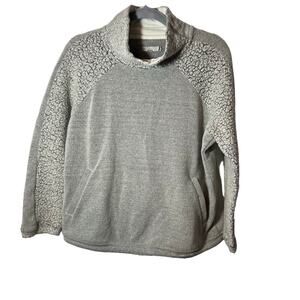 Prana Women's Gray Wool Blend Sweatshirt Size Medium